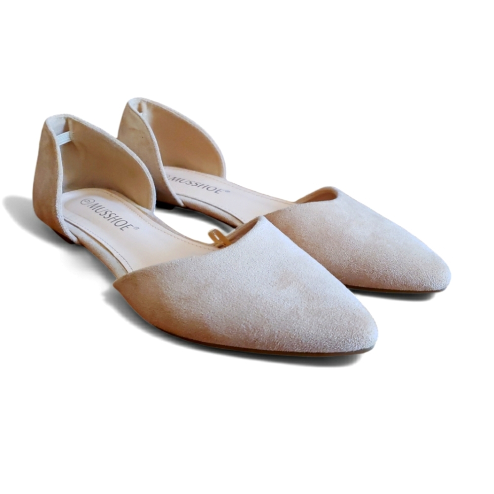 Nasstoe Women's Tan Flats